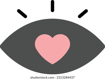 heart eye view find first Flat