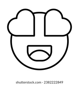 Heart Eyes icon design for personal commercial use