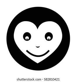Heart Face Emotion Icon