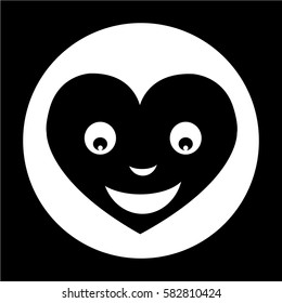 Heart Face Emotion Icon