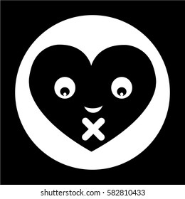 Heart Face Emotion Icon