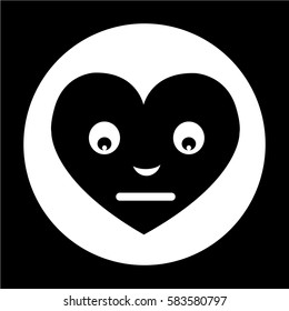 Heart Face Emotion Icon