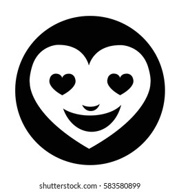 Heart Face Emotion Icon