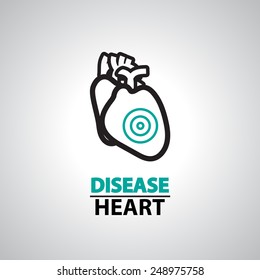 Heart Failure Icon And Symbol  