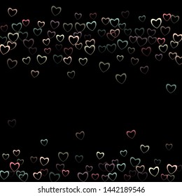 Heart falling which consists of isolated elements. Modern style with beautiful elements in heart falling. Can be used as print, wallpaper, cards, valentine cards, banner, background and etc.