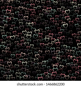 Heart falling which consists of isolated elements. Modern style with beautiful elements in heart falling. Can be used as print, wallpaper, cards, valentine cards, banner, background and etc.