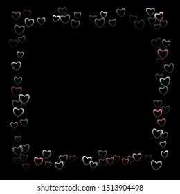 Heart falling which consists of isolated elements. Modern style with beautiful elements in heart falling. Can be used as print, wallpaper, cards, valentine cards, banner, background and etc.