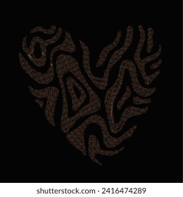 Heart Fashion Women T shirt Graphic Design. Vector And more