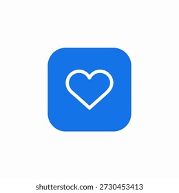 heart feature icon sign vector