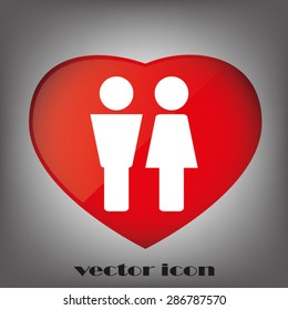 heart female male