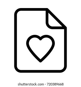 heart file icon