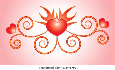 Heart Fire love forever
