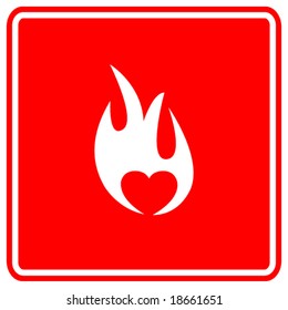 heart in fire sign