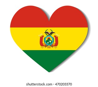 heart flag bolivia