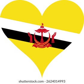 Heart Flag Brunei, Heart Brunei Flag