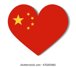heart flag china