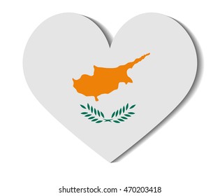 heart flag cyprus