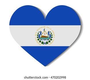 heart flag el salvador