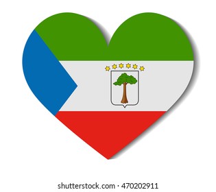 heart flag equatorial guinea