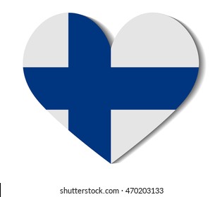 heart flag finland