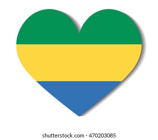 heart flag gabon