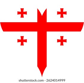Heart Flag Georgia, Heart Georgia Flag