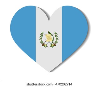 heart flag guatemala