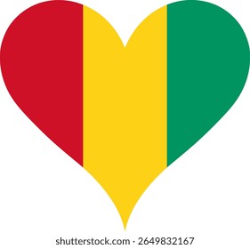 Heart Flag Guinea, Heart Guinea Flag