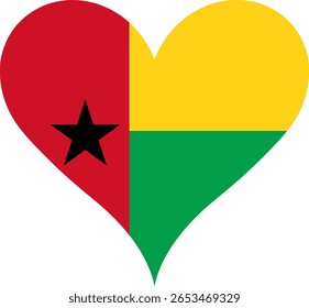 Bandeira Coração Guiné-Bissau, Bandeira Coração Guiné-Bissau