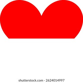 Heart Flag Indonesia, Heart Indonesia Flag