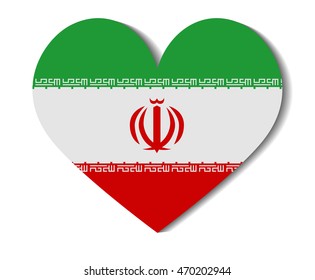 heart flag iran