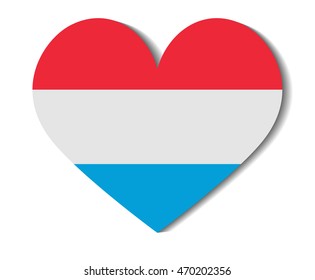 heart flag luxembourg