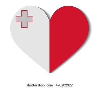 heart flag malta