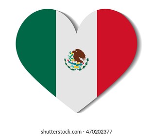 heart flag mexico