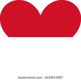 Heart Flag Monaco, Heart Monaco Flag