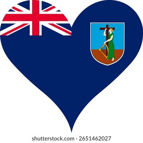 Bandeira do Coração Montserrat, Bandeira do Coração Montserrat