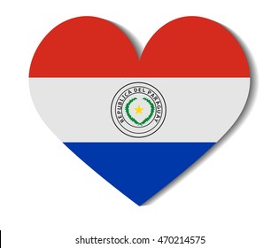 heart flag paraguay
