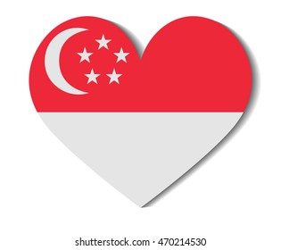 heart flag singapore