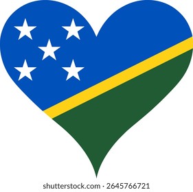 Bandeira do Coração Ilhas Salomão, Bandeira do Coração Ilhas Salomão