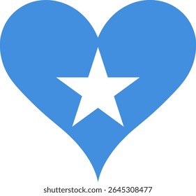 Heart Flag Somalia, Heart Somalia Flag