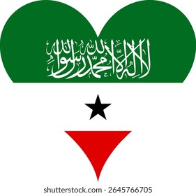 Heart Flag Somaliland, Heart Somaliland Flag