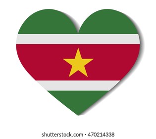 heart flag suriname