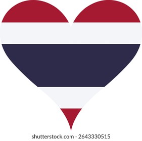 Heart Flag Thailand, Heart Thailand Flag