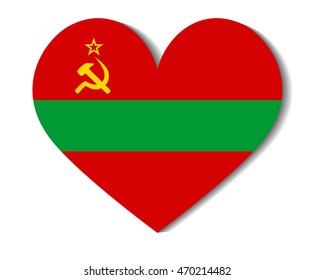 heart flag transnistria