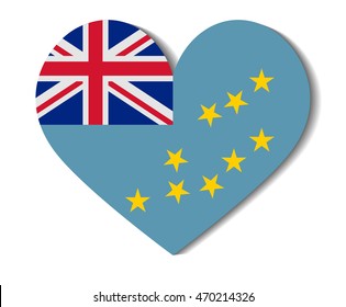 heart flag tuvalu
