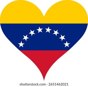 Heart Flag Venezuela, Heart Venezuela Flag