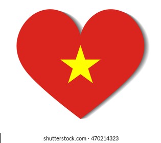 heart flag vietnam
