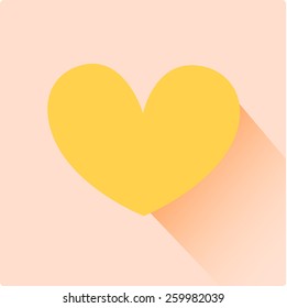 heart flat flats vector