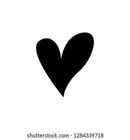 heart flat icon. Element of Valentine's Day icon for mobile concept and web apps. Detailed heart flat icon can be used for web and mobile