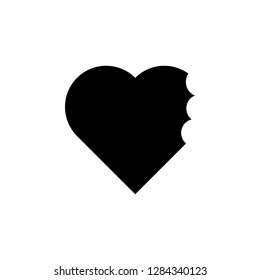 heart flat icon. Element of Valentine's Day icon for mobile concept and web apps. Detailed heart flat icon can be used for web and mobile